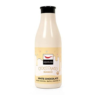 Aquolina Bagno Doccia CIOCCOLATO BIANCO. Bagnoschiuma leggero e di veloce assorbimento - 500 ml
