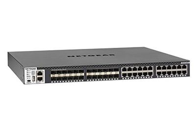 Netgear XSM4348S-100NES - Switch apilable (M4300-24X24F de 48 Puertos 10G, 24x10GBASE-T, 24xSFP+, para Top-of-The Rack y agregación de servidoreso o Core de Red)