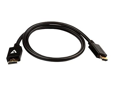 V7 BLACK VIDEO CABLE HDMI 1M 3.3FT CABL HDMI 2.1 M/M
