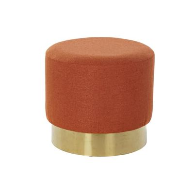 REPOSAPIES METAL MICROFIBRA 45X45X40 TERRACOTA