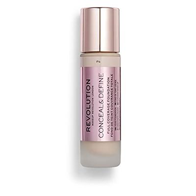 Revolution Beauty London, Conceal and Define, Foundation, F4, 23ml