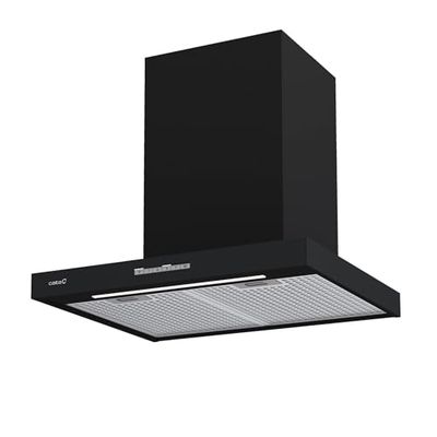 Cata Campana Extractora Sygma 6010 BK 4 Niveles de Extracción 3+1 Turbo Panel de Control Electrónico Motor BT3 Extra Silencioso Iluminación LED Filtros Lavables en Lavavajillas Ancho 60 cm Color Negro