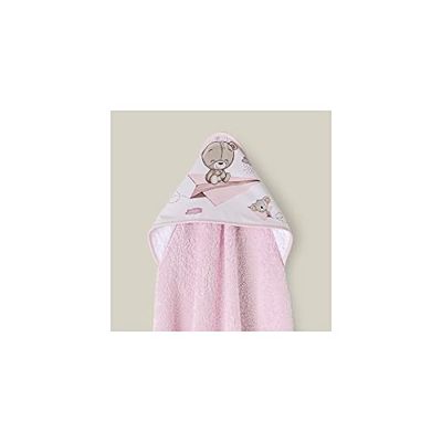 Babybadrock · PAPER PLAIN rosa · 1 x 1 m · 100% bomull