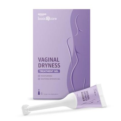 Amazon Basic Care - Vaginal Dryness Treatment Gel, 5 ml, 6 Count (Pack of 1)