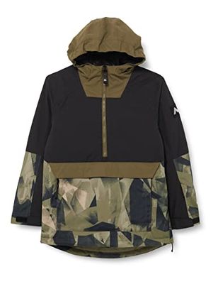 McKINLEY Kurtka snowboardowa, uniseks, Olive Dark/Aop/Black, 140