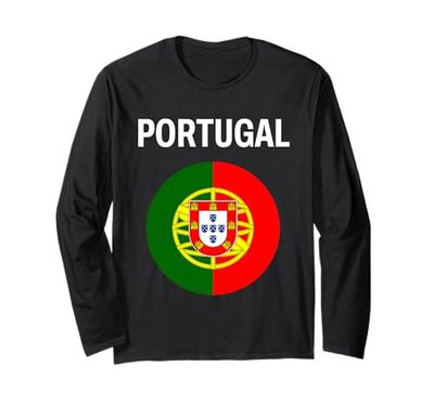 Bandera de Portugal moderna Manga Larga