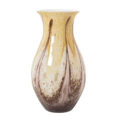 Alexandra House Living Vaas zand glas 18 x 18 x 34 cm