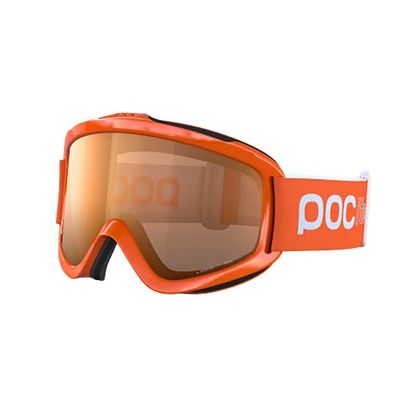 POC POCito Iris Skibril voor kinderen voor een optimaal zicht, fluorescerend oranje