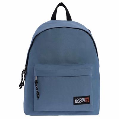 Coronel Tapiocca Urban, Sac à Dos Scolaire et pour Ordinateur Portable Homme, Bleu Clair, 20 Grande Longueur
