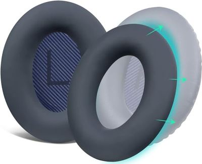 SOULWIT oorkussen voor Bose QuietComfort QC15 QC25 QC2 QC35 QC45/Ae2 Ae2i Ae2w/SoundTrue & SoundLink AE oorkussens, zachte siliconen, zweetbestendig, easy-wash