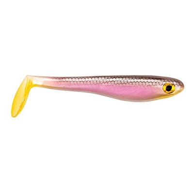 Berkley PowetBait Hollow Belly est un Leurre Souple de Type Shad Très Efficace pour la Pêche des Carnassiers, Brochet, Perche, Sandre et Silures