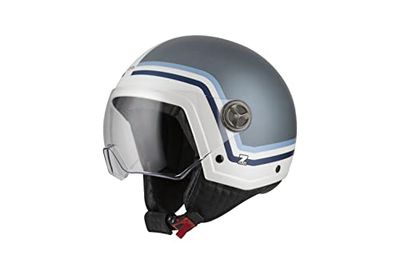 NZI Zeta 2 Casco aperto MINIJET, Unisex-Adult, Profile Dark Titanium, XS