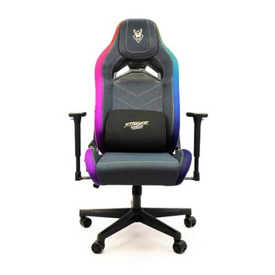 WOXTER STINING ELITE RGB - Chaise de jeux avec LED RGB Configurable par application (arbre en acier, plaque de levage, ergonomique, accoudoir 2D, renforcement de mousse MD, alt / incl ajustable)
