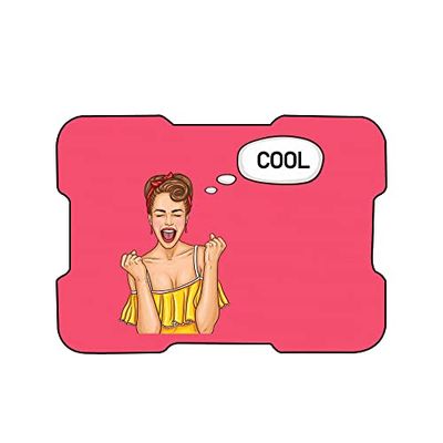 Bonamaison, Digital Printed Mouse Pad, Non-Slip Base, for Office and Home, Size: 22 x 18 cm