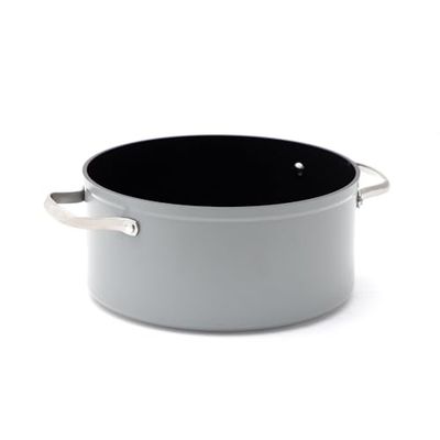 Nuwave Healthy Duralon Blue Ceramic Nonstick 5QT Stockpot, Diamond Infused Scratch-Resistant, PFAS Free, Dishwasher & Oven Safe, Induction Ready & Evenly Heats, Stay-Cool Handle