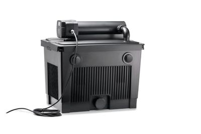 Pontec MultiClear Set 20000 Kit de filtres à écoulement continu avec pré-clarificateur UVC (18 W) pour bassins jusqu'à 20 000 l (sans Occupation de Poissons) et oxygénation
