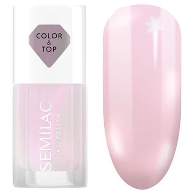 Semilac Top classico smalto rosa glow 7 ml