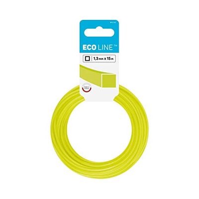 Cellfast Filo da Taglio Fil De Débroussailleuse Renforcé per Decespugliatori E Tagliaerba Filo per Decespugliatore Eco Quadrato 1,3 mm 15 m