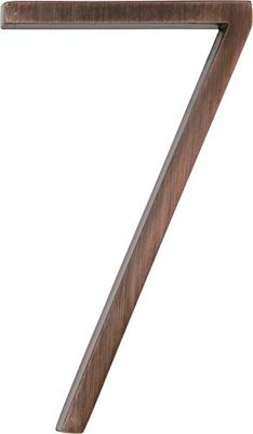 Distinctions by Hillman 844692 5-Inch Floating Mount House Bronze, Number 7
