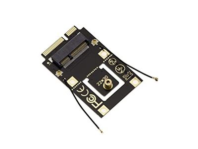 KALEA-INFORMATIQUE M2 E A Key till miniPCIe-adapter för montering av M.2 2230 wifi bluetooth-kort över en mini PCIe-port