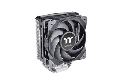 Thermaltake Toughair 310 CPU-koeler | stille 120 mm PWM-ventilator | voor Intel en AMD socket | LGA-1700 compatibel | grijs/zwart