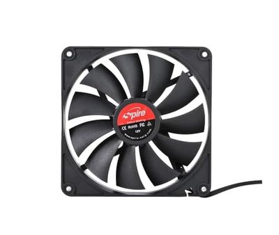 Computer ventilator 14cm - 200-1700 RPM PC koeling - stille werking van maximaal 28 dB - 4-pin connector en socket