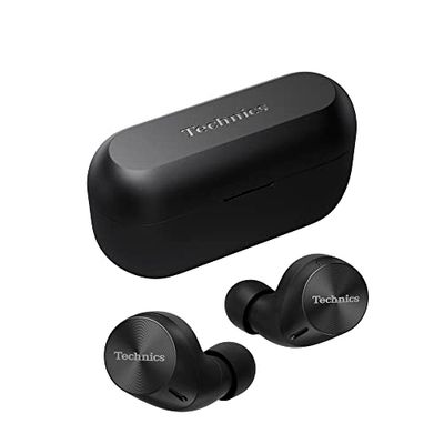 Technics EAH-AZ60M2EK Auricolari Wireless con Noise Cancelling, Bluetooth Multipoint 3 Dispositivi, Confortevoli Auricolari In-Ear, Ricarica Senza Fili, Nero