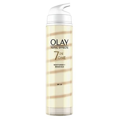 Olay Total Effects Duo Crème hydratante pour le visage et sérum 7 en 1 avec SPF20 40 ml, 1 Unité