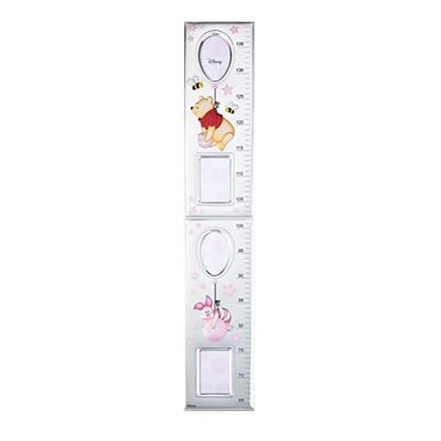 VALENTI & CO. Disney Winnie The Pooh - Mètre mural pour enfants pour décoration de chambre avec cadres photo en argent