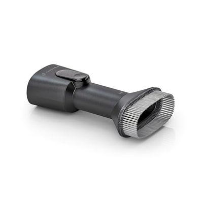 Bosch, Brosse pour Meubles, pour aspirateurs Unlimited 10 et 9, Brosse rotative à 360°, Poils Doux pour Un Nettoyage délicat, Rangement dans la Station d'accueil, Noir, BHZUNGFB