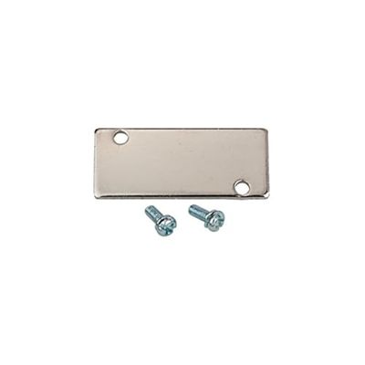 RIEGLER 116241-5510.18-A Plaque de recouvrement pour valve de raccordement M5, G 1/8, 1 pièce