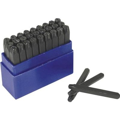 Mannesmann - M 244-10 Letras de percussão, 10 mm, DIN 1451