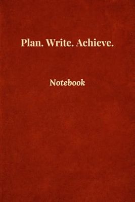 200-Page Lined Notebook & Collegeblock for Goal-Setting & Daily Planning – 6x9 inches (15.24 × 22.86 cm)