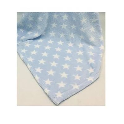 Duffi Baby 0816-12 Plaid imprimé 100% polyester Bleu 80 x 110 cm
