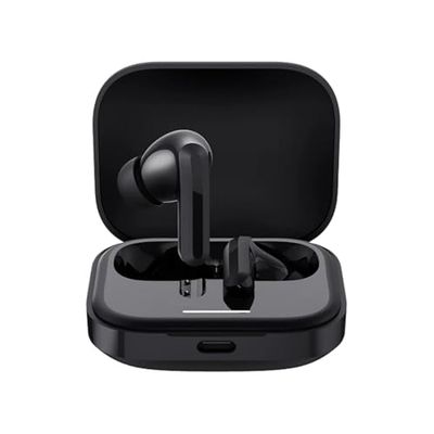 Xiaomi Redmi Buds 5, Cuffie Bluetooth, Driver dinamico da 12.4 mm, Cancellazione attiva del rumore, Connessione doppio dispositivo, Batteria a lunga durata, 3 modalità Trasparenza, Nero