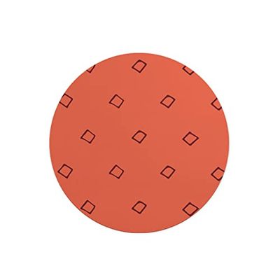 Questo Casa, Round Digital Printed Mouse Pad, Non-Slip Base, for Office and Home, Diameter:22cm