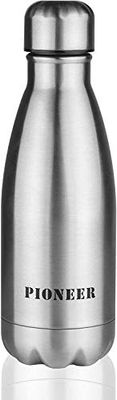 Pioneer PVB500 Bouteille Isotherme sans BPA de l’Acier Inoxydable 18/10 – 500ML, Argent