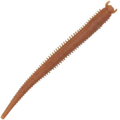 Berkley Gulp, Saltwater Fat Sandworm; Realistiskt mjukt plastfiskebete, saltvattensfiskare; verklighetstrogen action; infunderad, Doft; Båt, strand och flodmynning, 10cm, Naturell, Natural