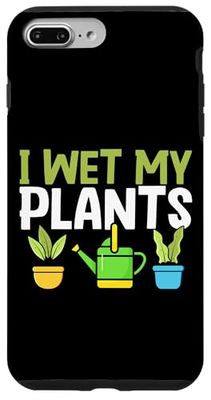 Gardening Potted Plant Pun I Wet My Plants Case for iPhone 7 Plus/8 Plus