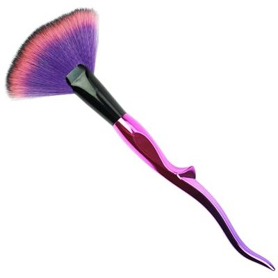Brand Brochha fantasy modello ventilatore pennello, rosa/nero, capelli sintetici fini