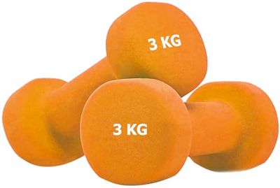 G5 HT SPORT Halters O halters van neopreen voor sportschool en home gym antislip van 0,5 tot 6 kg paar of afzonderlijk (2 x 3 kg)