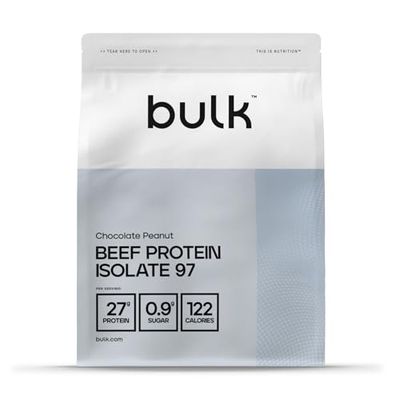 Bulk Isolat de Protéin de Bœuf (HydroBEEF) en Poudre, Chocolat Cacahuate, 2,5 kg