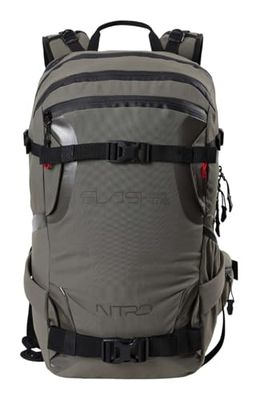 Nitro Snowboard Slash 25 Pro Waxed Lizard - Mochila de snowboard (25 L), Cera de Lizard, 25 L, Mochilas rucksack