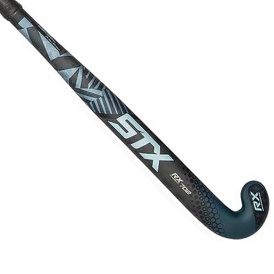 STX RX 702 Bâton de Hockey Unisexe, Noir/Bleu Acier, 95 cm