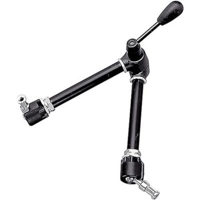 Manfrotto 143N Magic Arm Braccetto con Frizione Variabile a Leva, in Alluminio, Nero