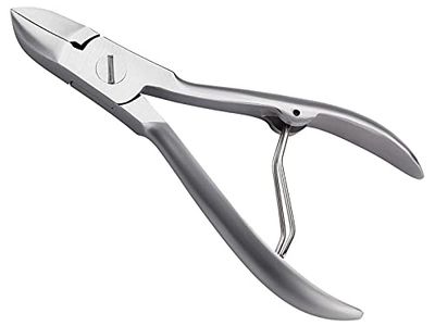 Alpen Pince à ongles en acier inoxydable AISI 420 givré, ouverture à ressort, 10 cm