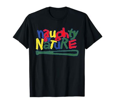 Naughty By Nature – Multi Color Logo Camiseta