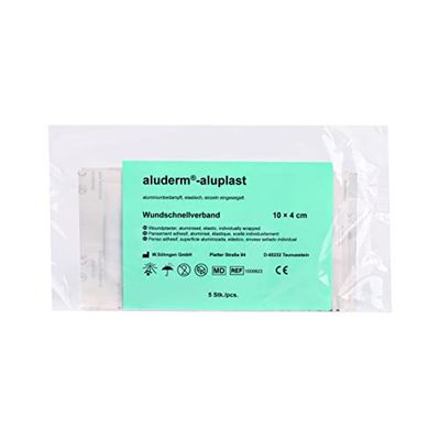 Soehngen 1009923 Aluderm®-aluminiumplast navulset dispenser 10 x 4 cm 5 stuks