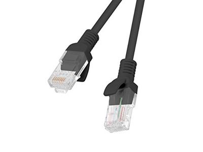 LANBERG CABLE DE RED PCU5-10CC-0200-BK,RJ45,UTP,CAT 5E,2M,NEGRO