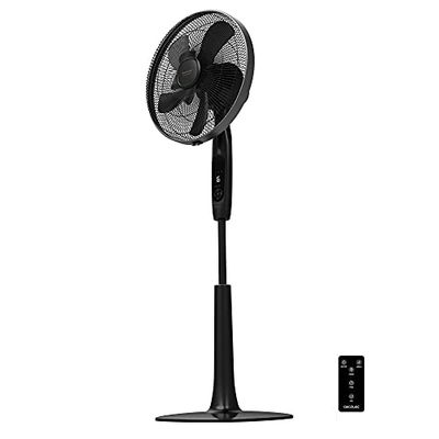 Cecotec Staande Ventilator EnergySilence 1020 ExtremeConnected. 60 W, 10 messen, 6 snelheden, kopermotor, in hoogte verstelbaar 112 of 135 cm, timer 15 uur, afstandsbediening, zwart